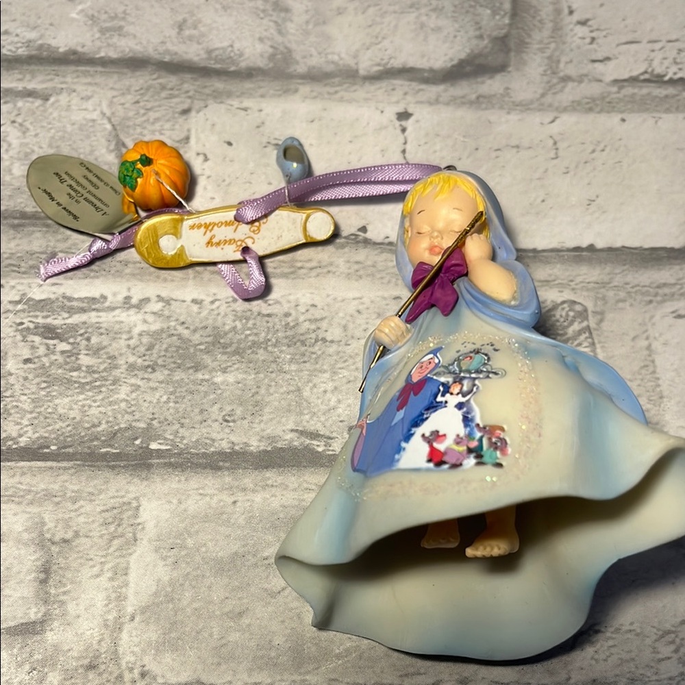 Ashton-Drake collection Disney fairy godmother sleeping child ornament